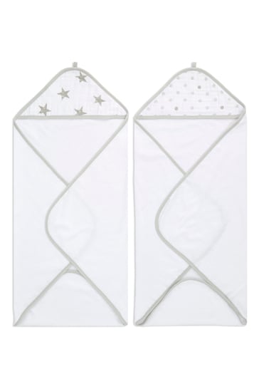 aden + anais Essentials Dusty Hooded Towels 2 Pack