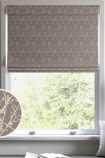 Brown Sidley Made To Measure Roman Blind