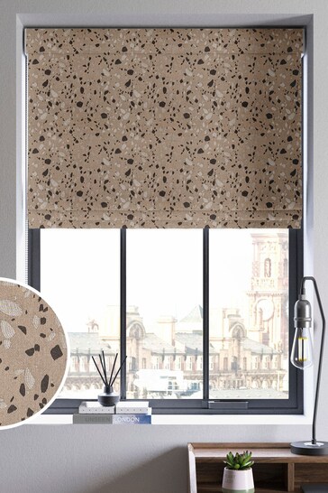 Brown Forbes Made To Measure Roman Blind