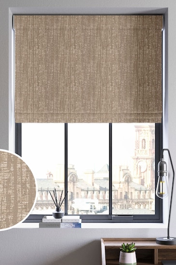 Natural Lenna Made To Measure Roman Blind