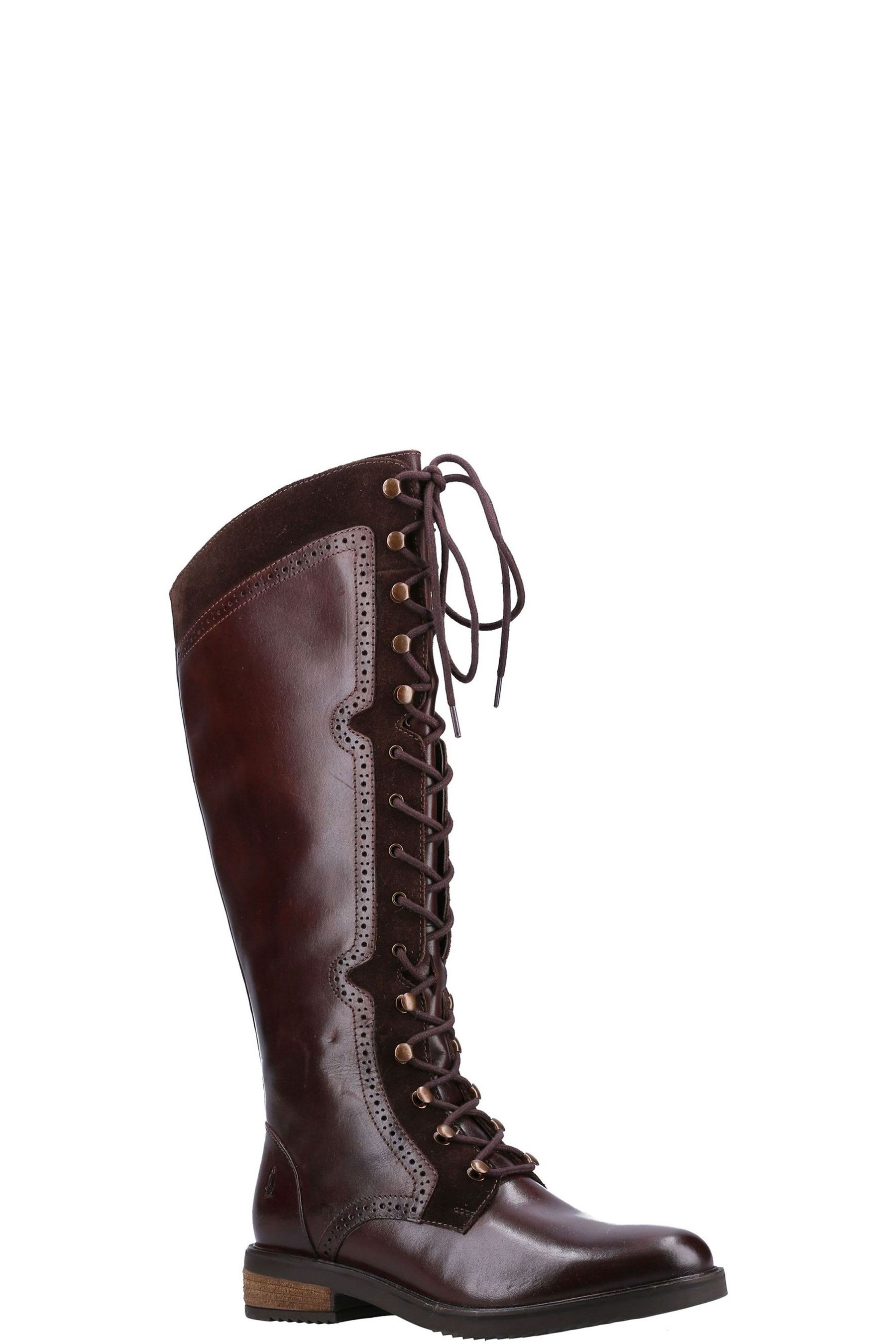 Buy Hush Puppies Rudy Zip Up Lace Up Long Boots from the Next UK