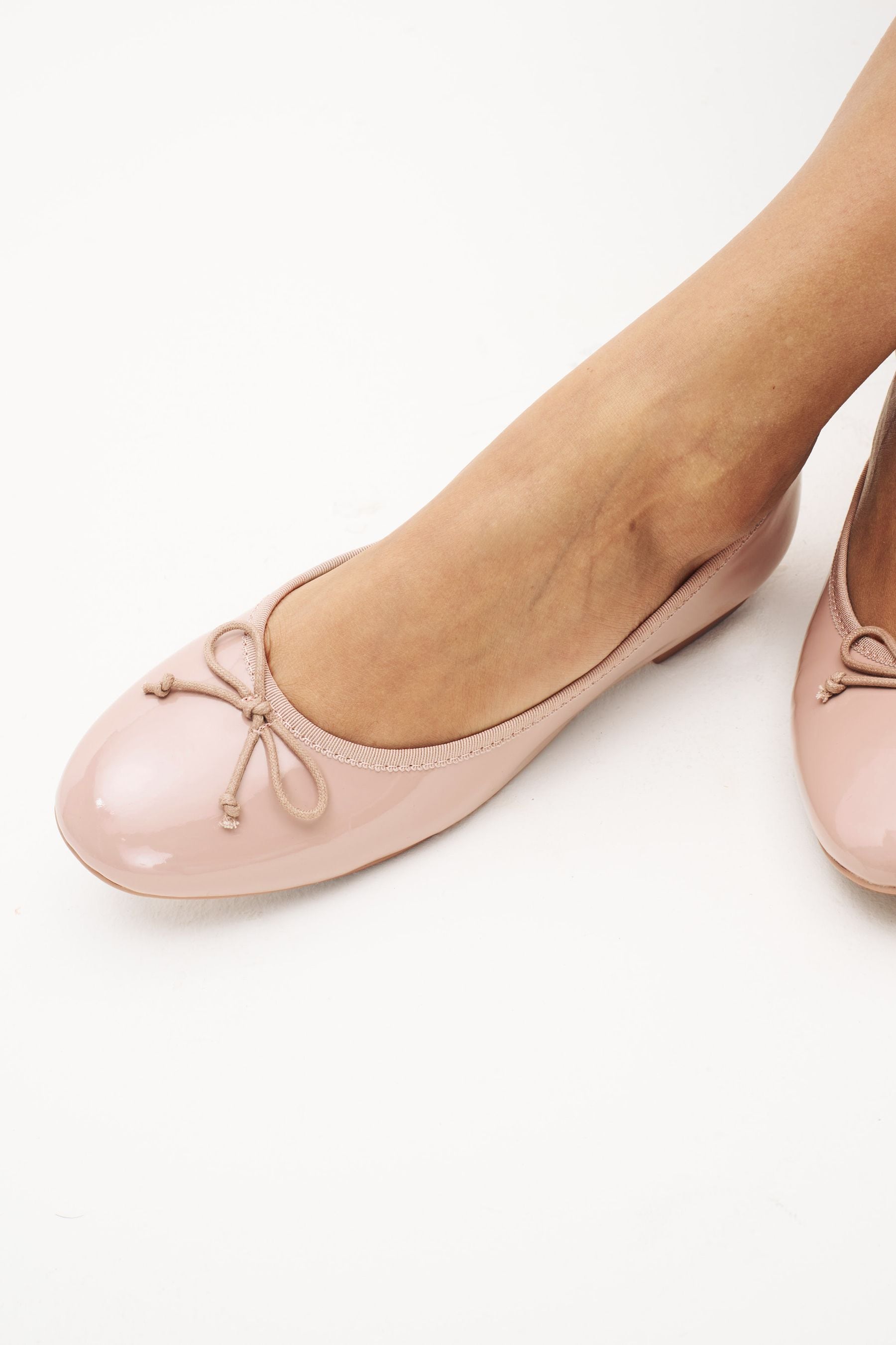 Nude Pink Regular Wide Fit Forever Comfort Ballerinas Shoes