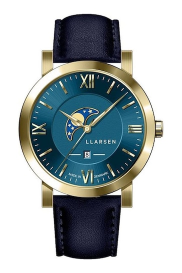 LLARSEN Gents Hugo Blue Watch