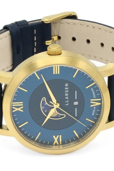 LLARSEN Gents Hugo Blue Watch