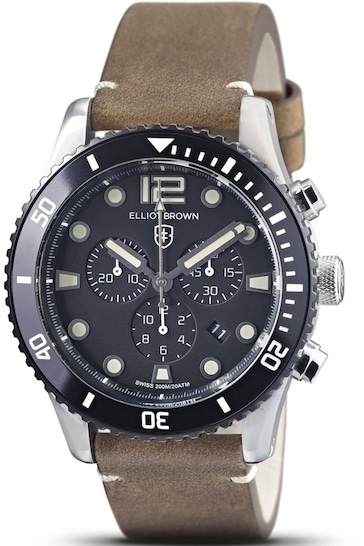 Elliot Brown Gents Brown Watch