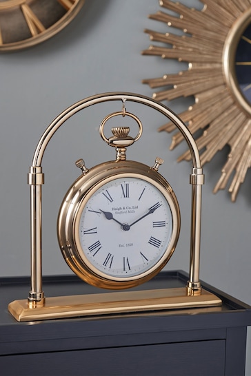 Pacific Antique Brass Carriage Clock