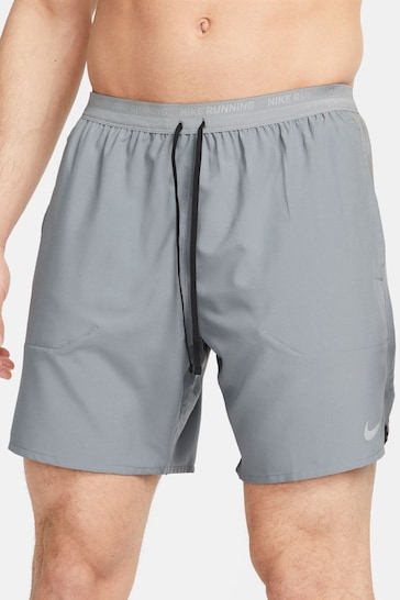 Nike Grey Dri-FIT Stride 7 Inch Running Shorts