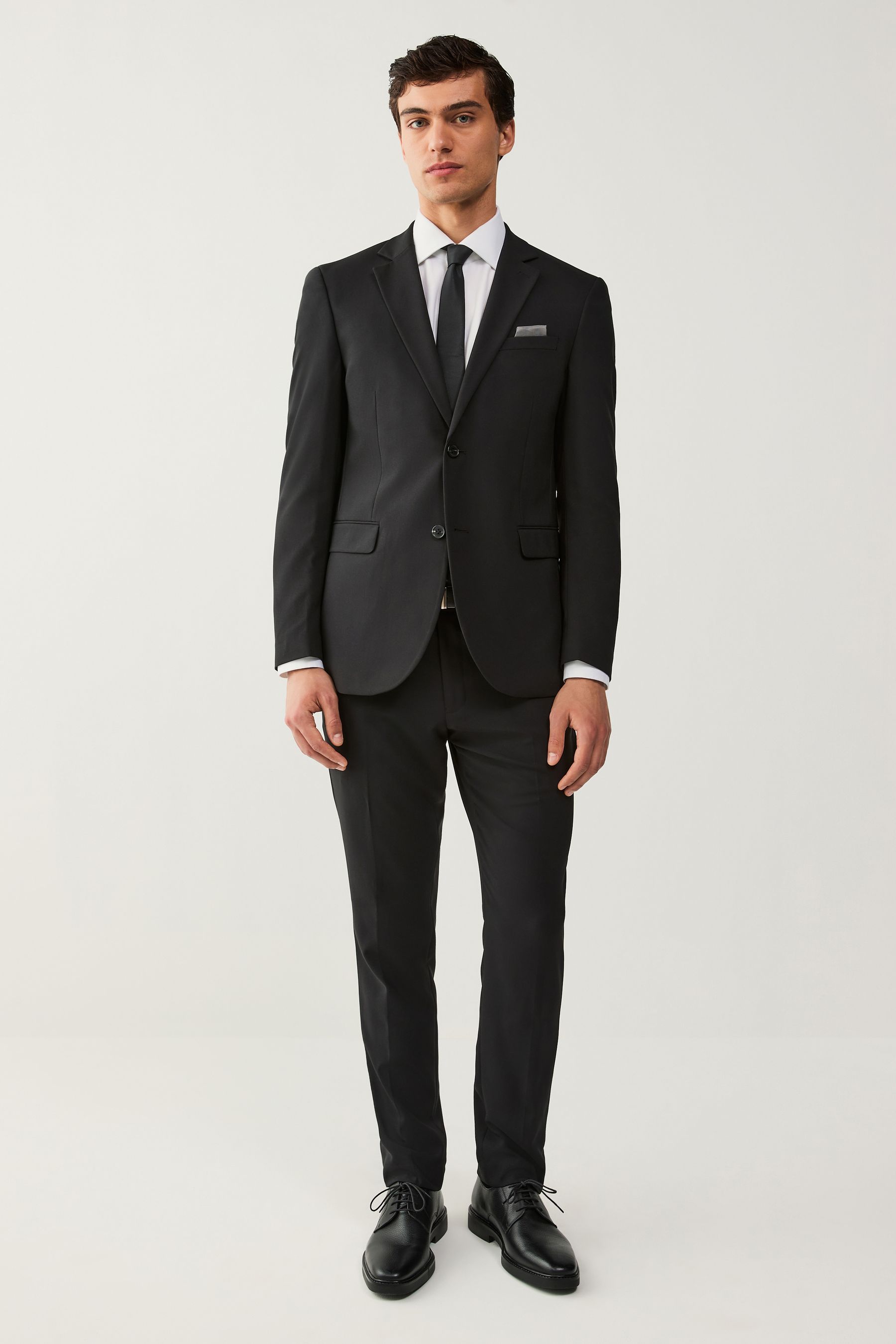 Slim black hotsell suit