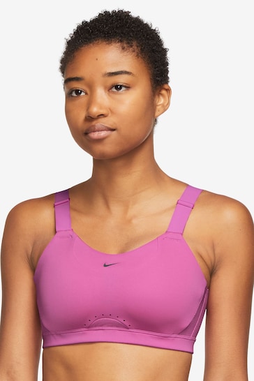 Nike Chaos Pink Dri-FIT Alpha High Support Padded Sports Bra