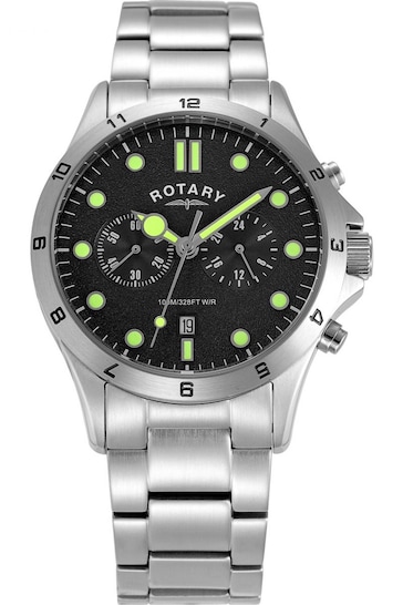 Rotary Gents Silver Tone Hero Watch