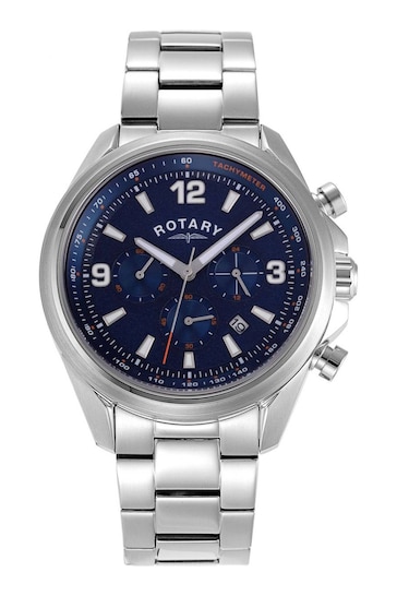 Rotary Gents Silver Tone Hero Watch