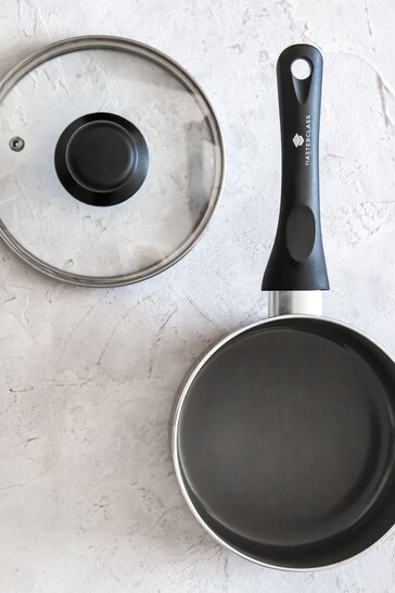 Masterclass Grey Can-to-Pan 18cm Ceramic Saucepan