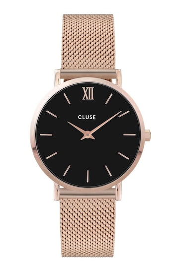 Cluse Black Minuit Watch