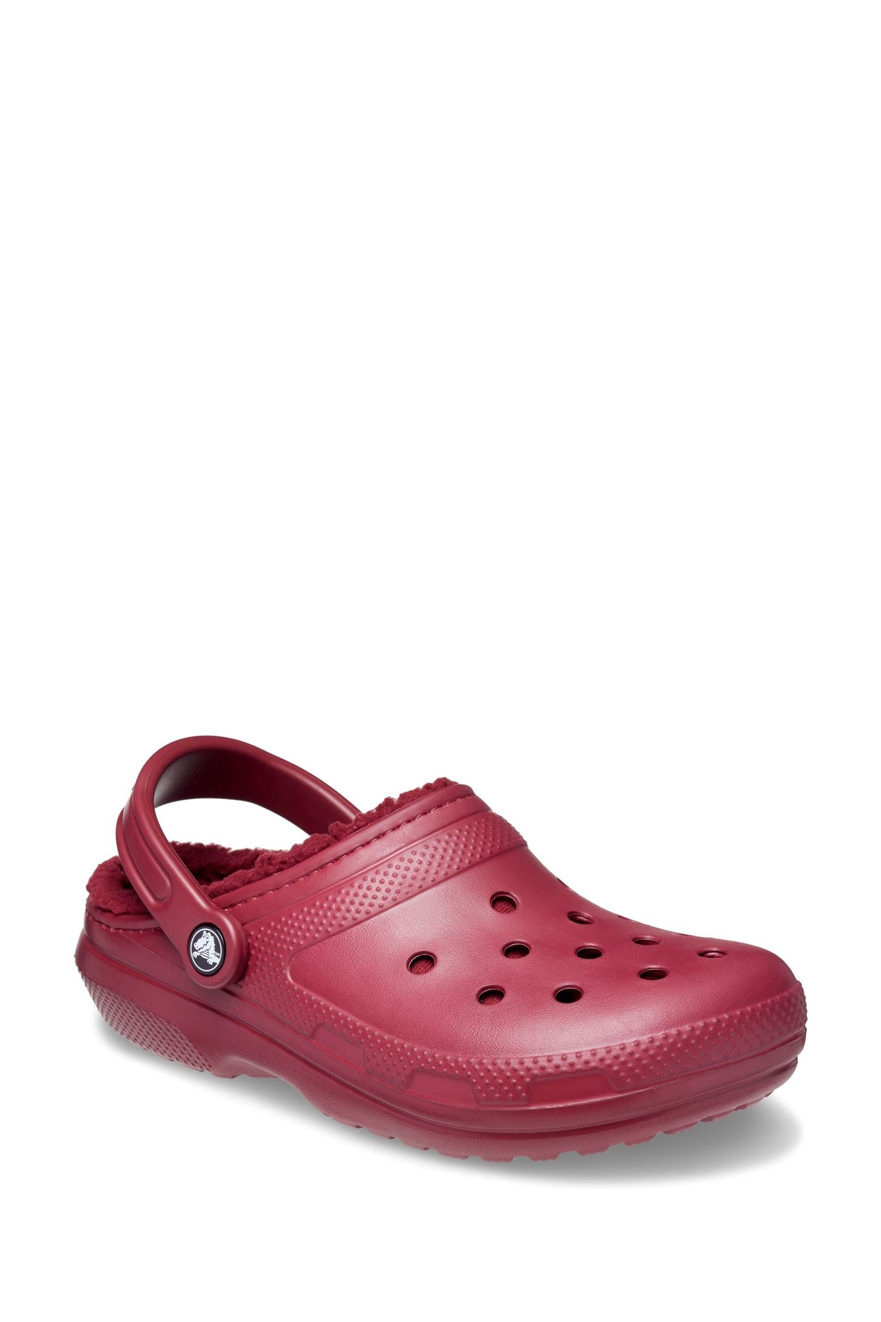 Brick red lined on sale crocs