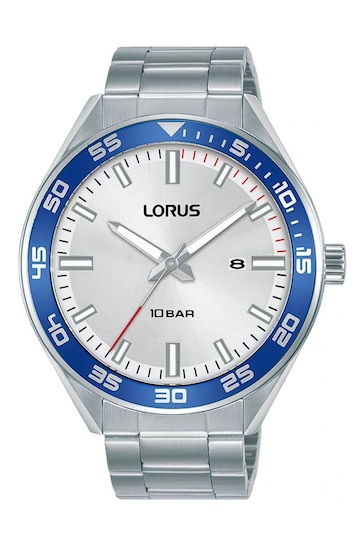 Lorus Gents Silver Sports Watch