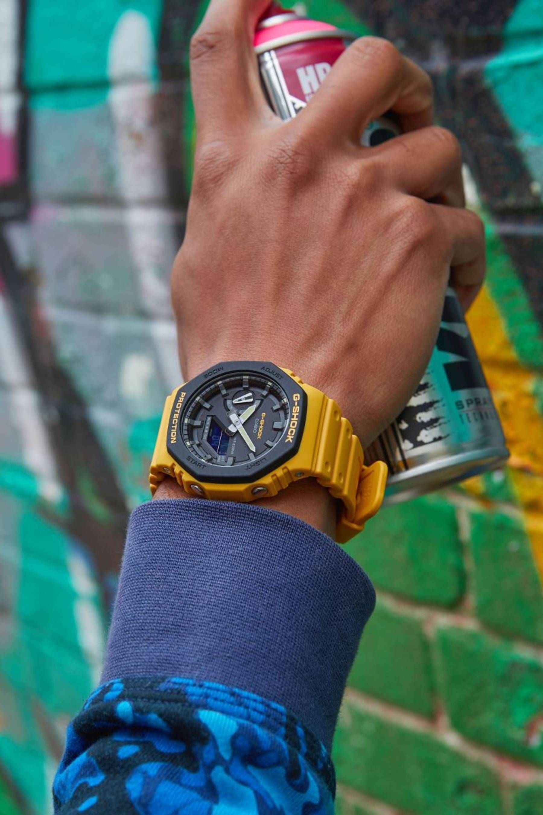 Buy Casio G Shock Black and Yellow Plastic Resin Quartz
