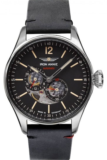 Iron Annie Gents Black Flight Control Watch