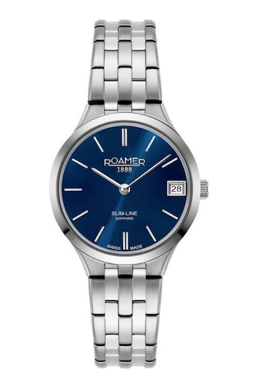 Roamer Ladies Blue Slim-Line Classic Watch