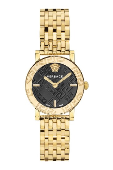 Versace Ladies Greca Glass Watch