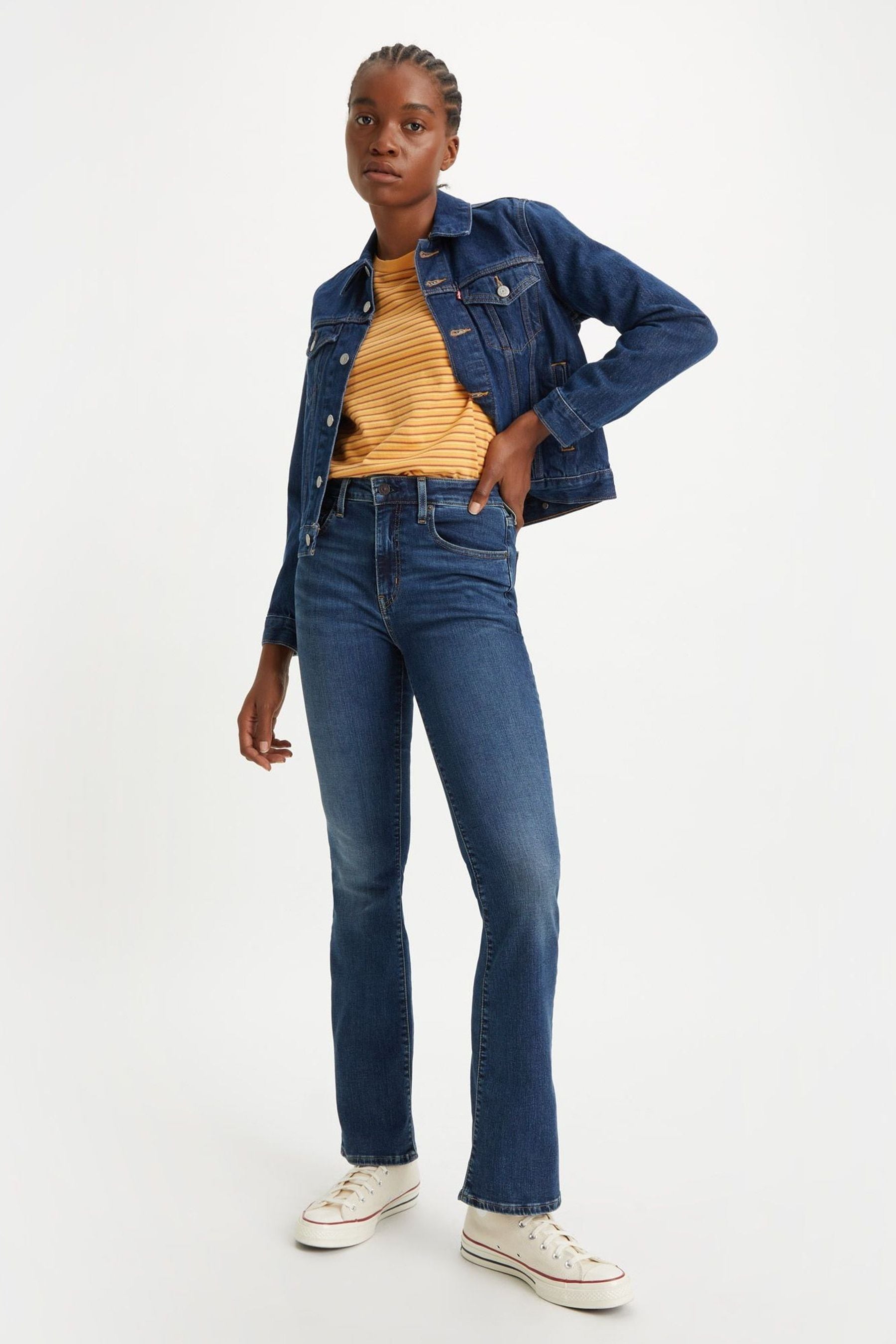 Levi's high rise straight jeans 2025