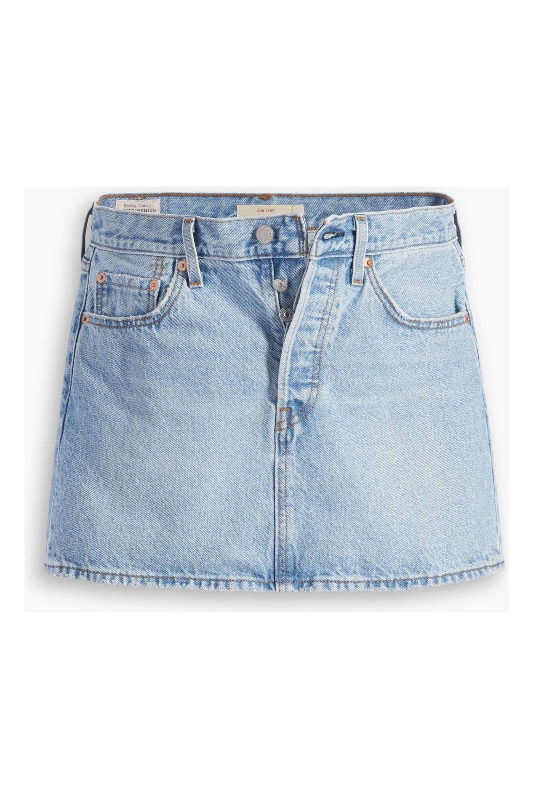 Buy Levi s Front And Center Blue Icon Skirt from the Next UK