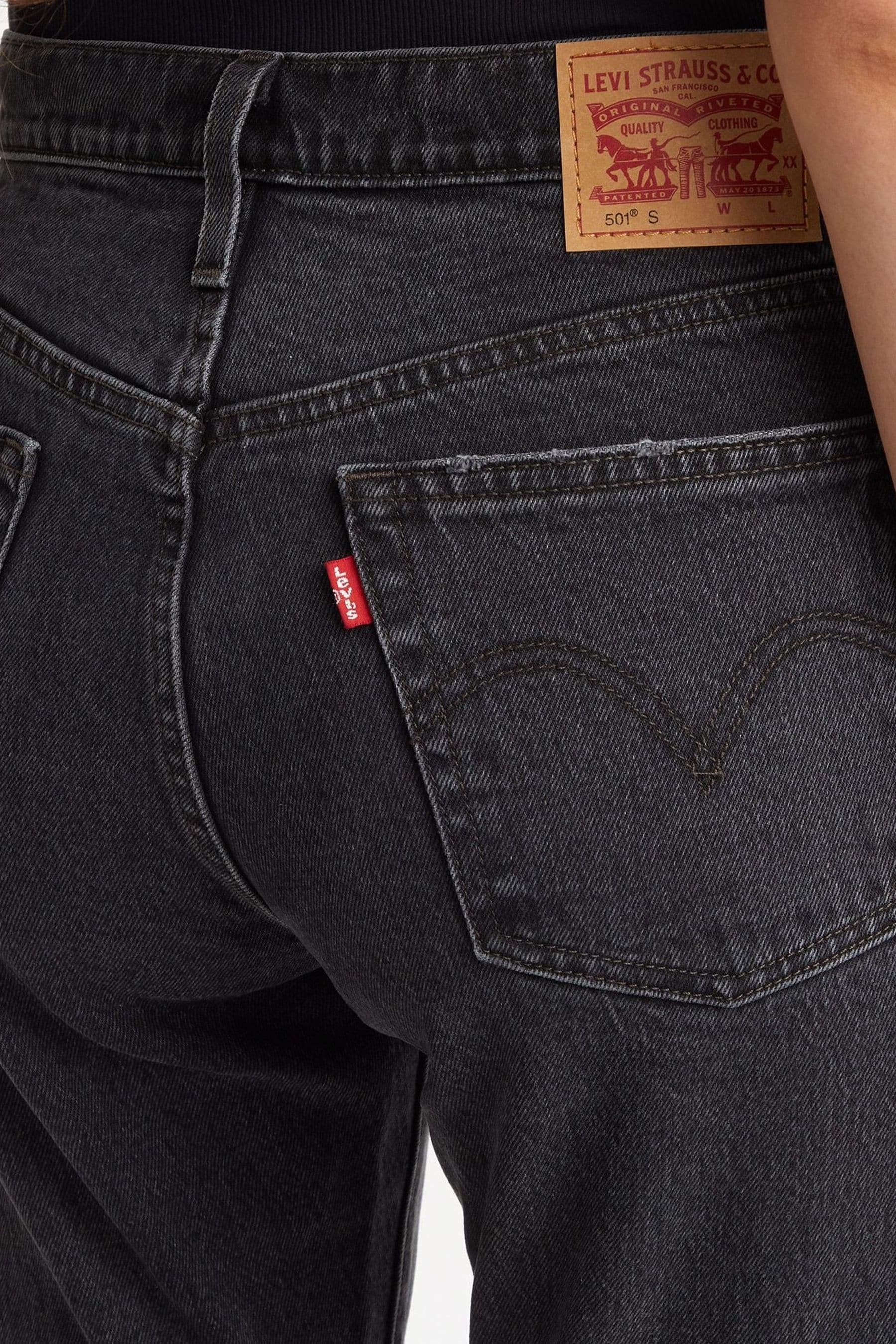 Buy Levi s Off Topic Washed Black 501 Youth Skinny Jeans from