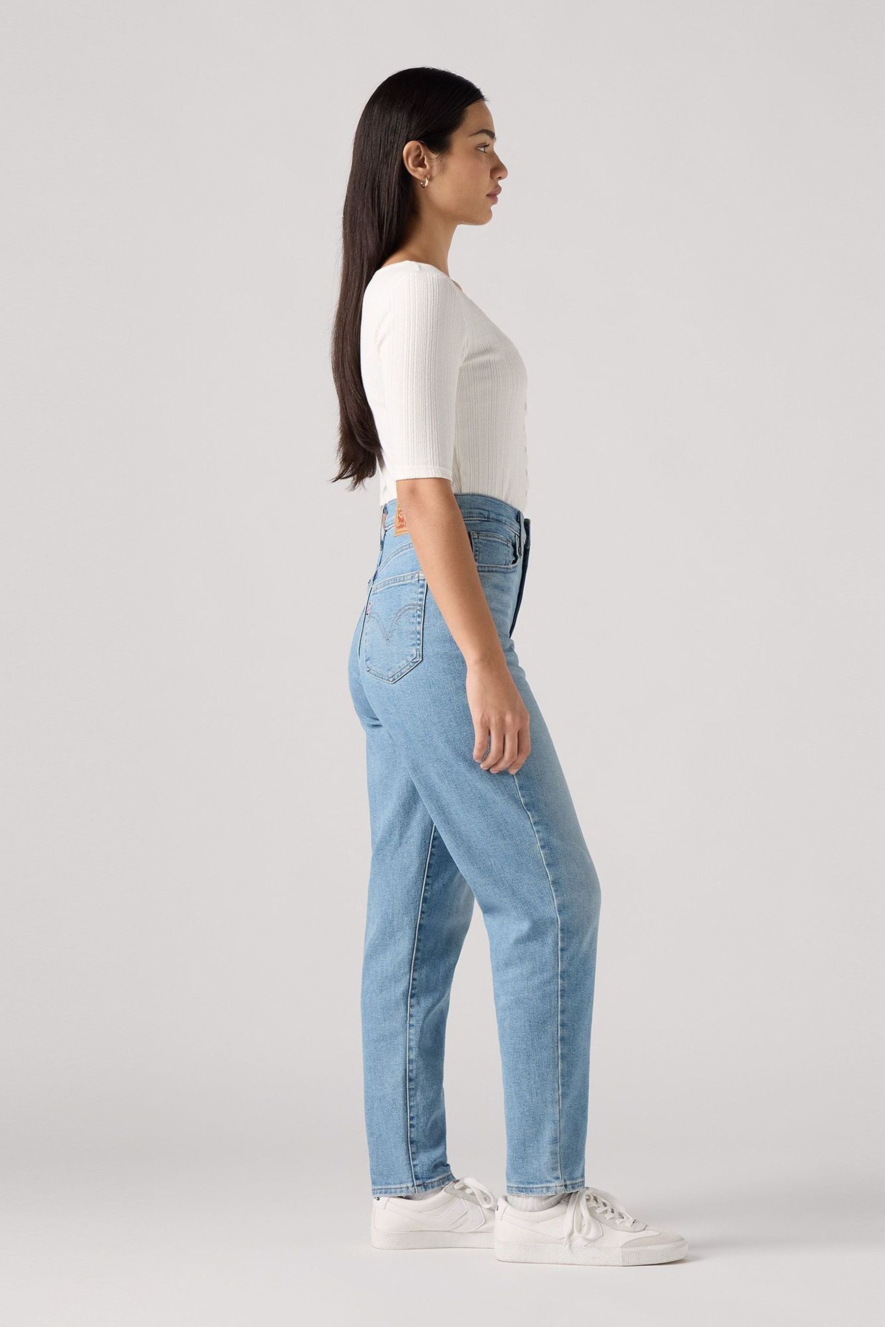 Levi's cropped deals mom jeans