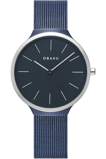 Obaku Ladies Blue Ark Lille Arctic Ultra-Slim Watch