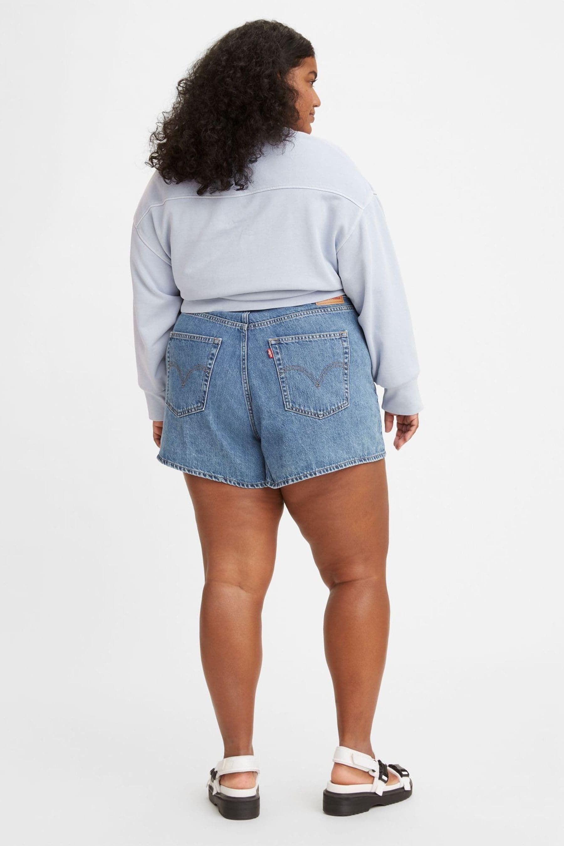 Buy Levi s Amazing Curve High Waist Mom Denim Shorts from the