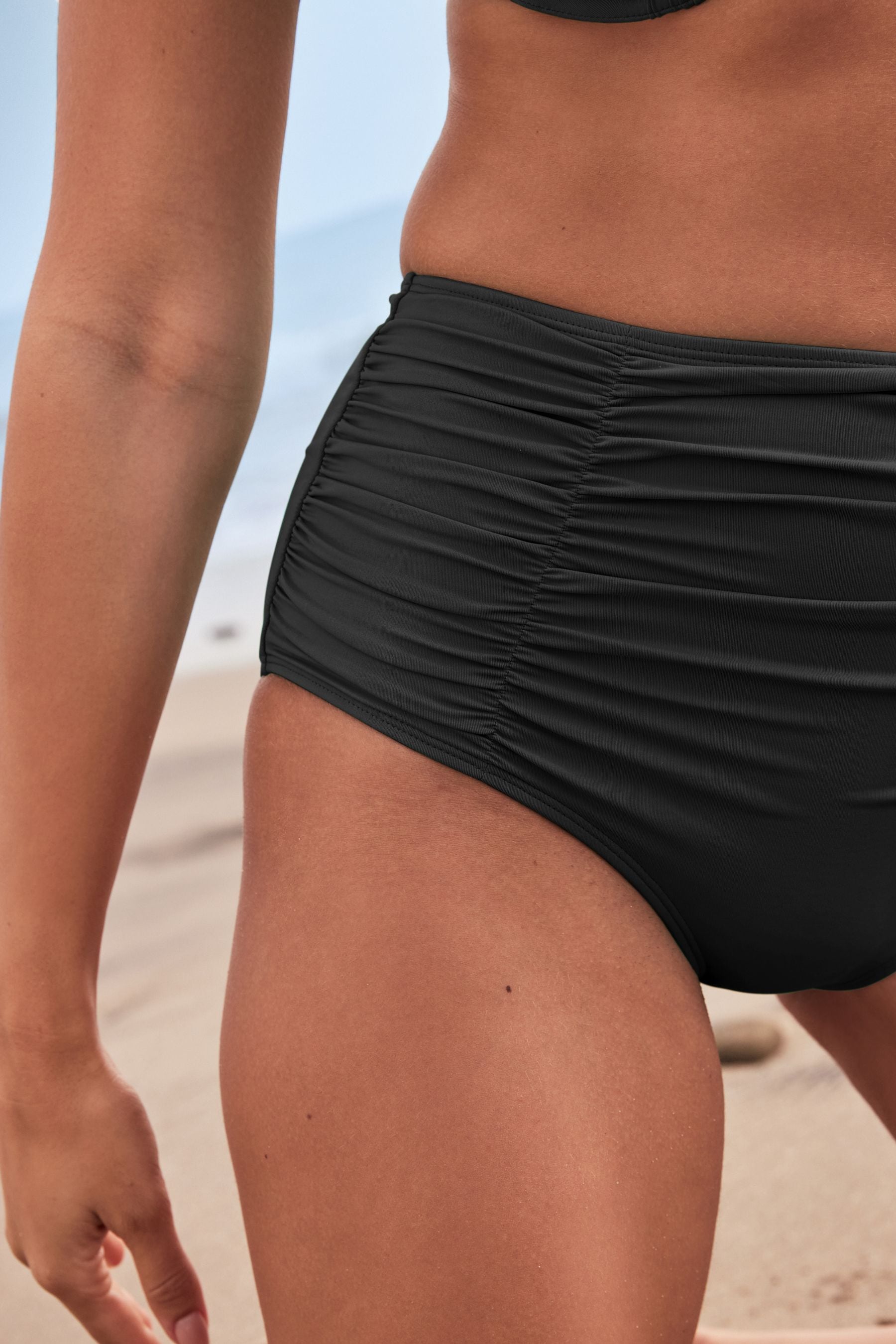 Tummy control bathing suit bottoms top
