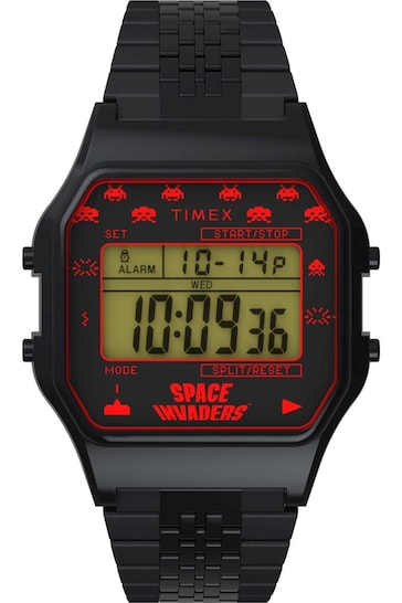 Timex Black 80 Space Invaders Watch