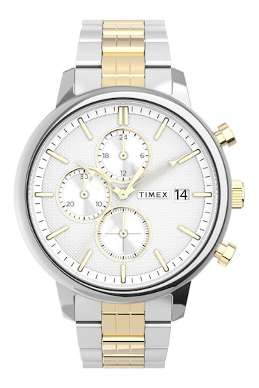 Timex Gents Silver Chicago Chrono Watch