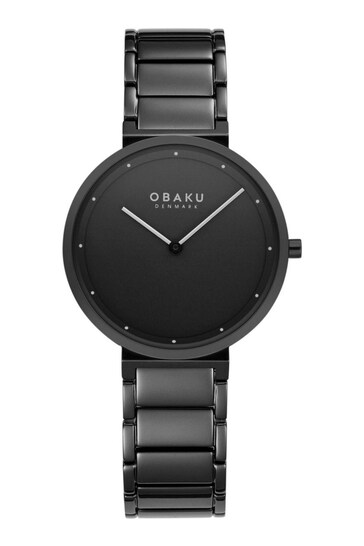 Obaku Ladies Klip Lille Black Ultra Slim Watch