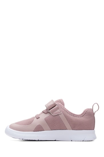 Clarks Pink Multi Fit Ath Flux Trainers