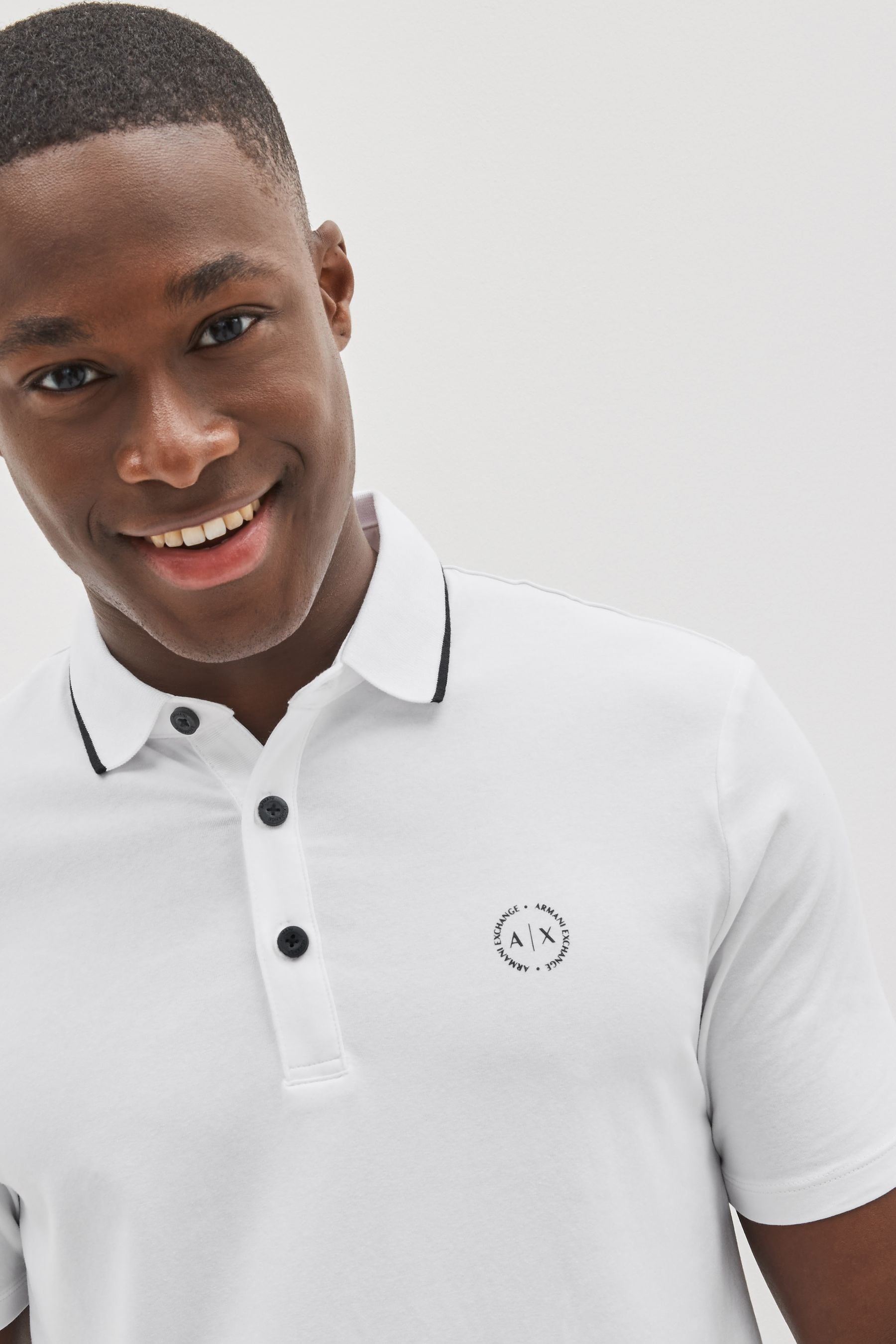 Armani exchange polo sale deals