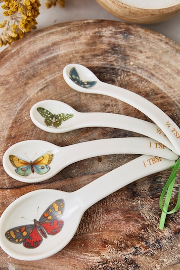 Portmeirion White Botanic Garden Harmony Measuring Spoons