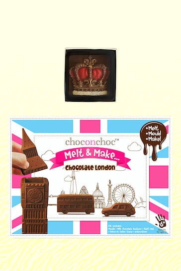 Choc on Choc MYO London Scenes with a Solid Chocolate Crown