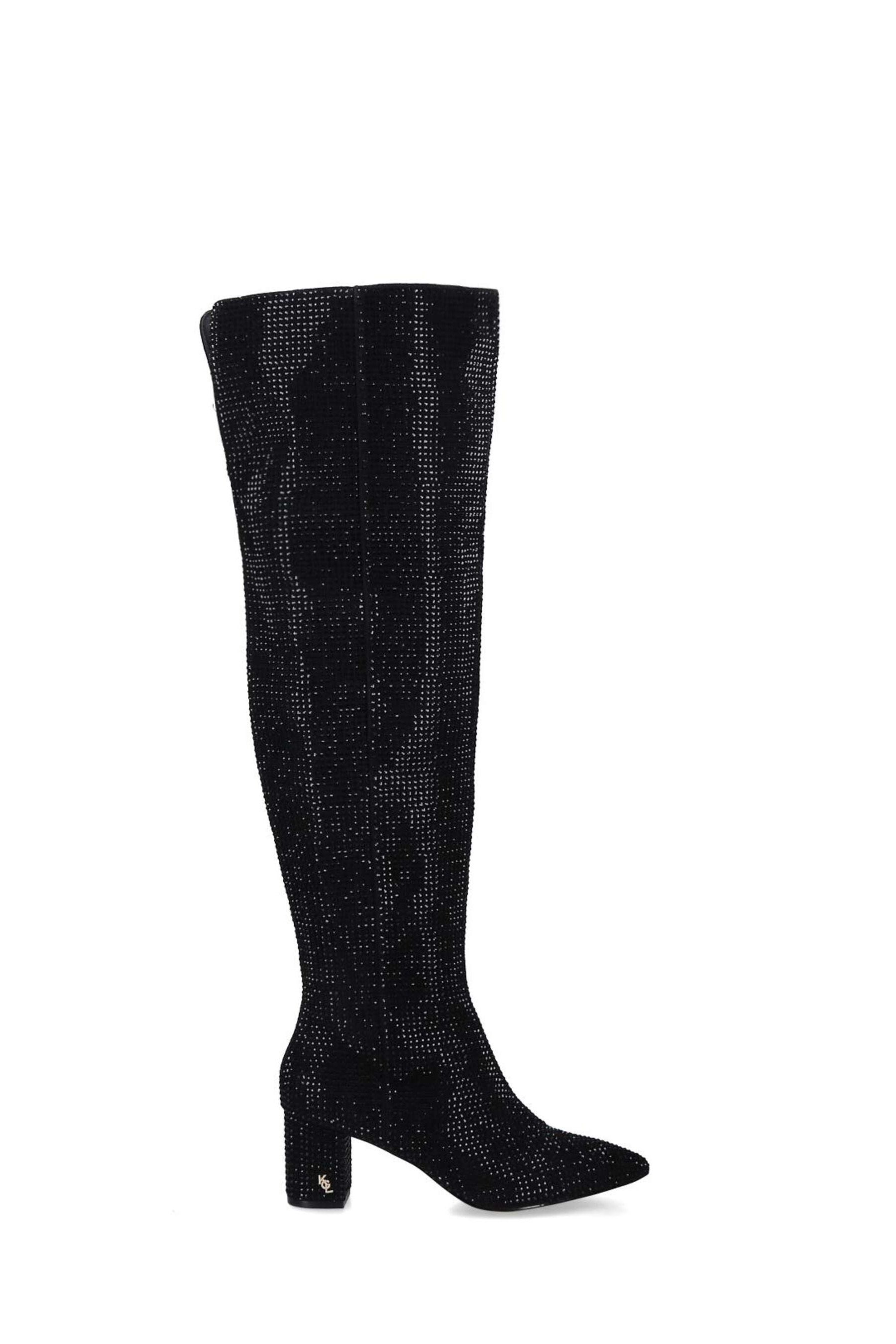 Kurt Geiger London Burlington OTK Black Boots