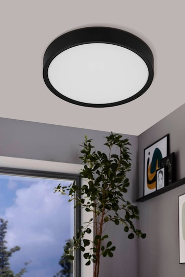 Eglo Black/White Musurita LED Ceiling Light