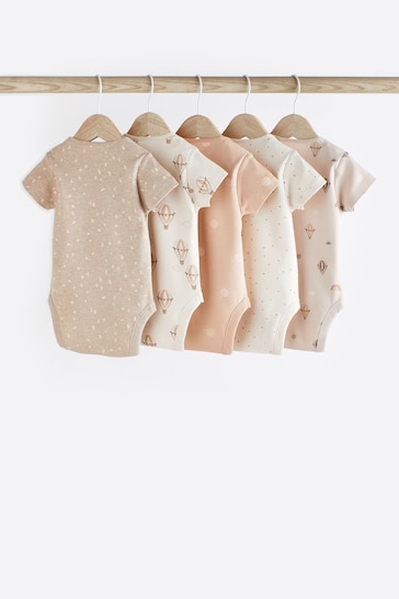 Neutral Baby 5 Pack Short Sleeve Bodysuits