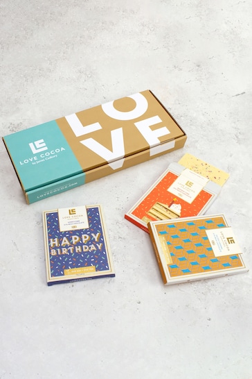 Love Cocoa 3 Bar Birthday Letterbox Pack