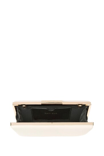 Carvela Cream Aintree Clutch Bag