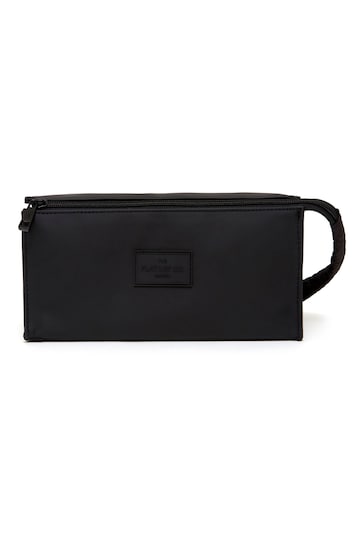 The Flat Lay Co. Mens Box Wash Bag in Black