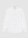 Reiss White Alby Regular Fit Western Overshirt