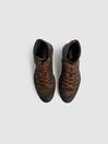 Reiss Brown Amwell Suede Hiking Boots