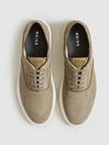 Reiss Sage Acer Nubuck Lace-Up Trainers