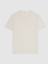 Reiss Ecru Melrose Pigment Dyed T-shirt