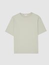 Reiss Sage Tate Garment-dye Oversized T-shirt
