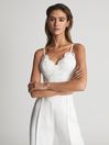 Reiss White Penny Lace Bralette