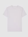 Reiss Lilac Bless Crew Neck T-shirt